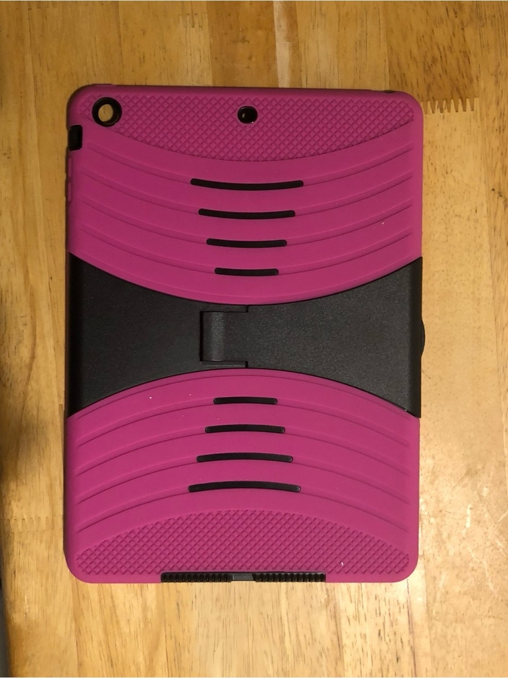 Rugged Pink Tablet Case with Built-in Stand